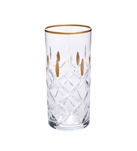 Decorium Su Bardağı Gold Kesme GD09