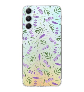 PrintiFy Samsung Galaxy A34 ile Uyumlu 1mm Slim Fit Water Color 3 Baskılı Şeffaf  Kılıf