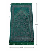 Simli Seccade Yeşil Renk