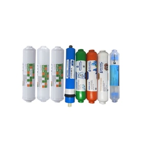 Purefer Kapalı Kasa Su Arıtma Cihazlarına Uyumlu Global Water Mebranlı Alkali+mineral+detox 8li Set