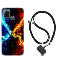 INFINIX Smart 4 5 6 Zero 8 S5 Pro Kılıf Boyun Askılı Silikon Red Blue Leon 1714