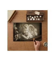 Melek Heykeli - Angel Tasarımı 240 parça Ahşap Puzzle Ahşap Kutuda MP04118