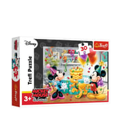 Lisanslı 30 Parça Mickey Mouse Puzzle 2118
