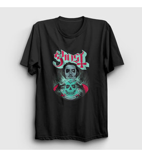 Presmono Unisex Siyah Fortune Teller Ghost T-Shirt 51781tt