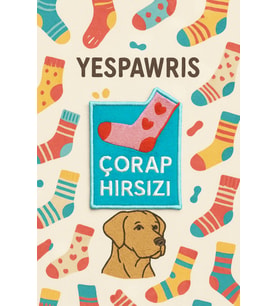 Çorap Hırsızı Köpek Arması - Bandana, Kıyafet ve Çantalar İçin Ütüyle Yapışan Şık Tasarım (Çok Renkli)
