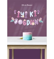 Deniz Kızı Temalı İyi Ki Doğdun Banner *Kalın Kağıt 150 cm