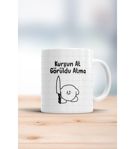 Kurşun At Görüldü Atma Kupa Bardak