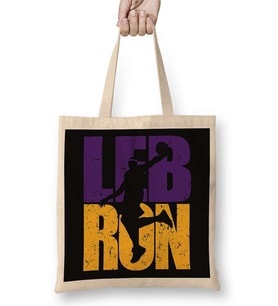 Lebron James Lakers Colors Bez Çanta Uzun Saplı