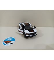 2022 Ford F-150 Şeritli Metal Model Oyuncak Araba 13 Cm ( ÖZEL PLAKALI ) (Beyaz)