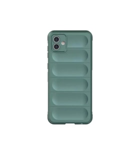 Newface Samsung Galaxy A06 Kılıf Optimum Silikon - Koyu Yeşil
