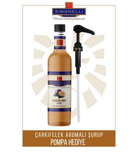 Kahve ve Kokteyl Şurubu Çarkıfelek Aromalı 70 CL + POMPA Simonelli