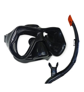 Star Diving Dalış Maskesi ve Snorkel Yetişkin - 51715-SİYAH