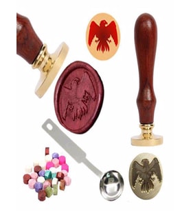 Mektup Damga Mühürü Arryn + 30 Mühür Mumu + Eritme Kaşığı