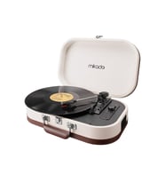Nostalgia Mn-101 Pikap Fil Dişi Usb+rca+bluetooth Destekli Müzik Kutusu (Bej)