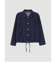 LCW Modest İndigo Bağlamalı Kadın Jean Ceket