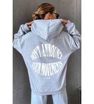 Dont Hoodie Sweatshirt (Gri)