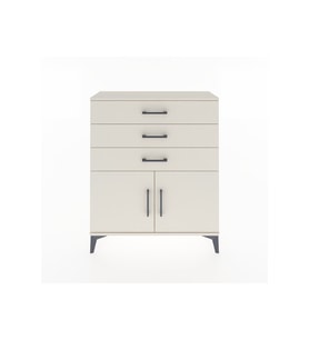 Arges Şifonyer Tek Raflı 3 Çekmeceli 2 Kapaklı 88x30x106 Aytaşı-Aytaşı