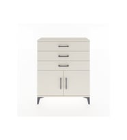 Arges Şifonyer Tek Raflı 3 Çekmeceli 2 Kapaklı 88x30x106 Aytaşı-Aytaşı