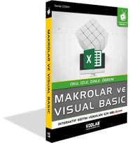 KODLAB YAYIN MAKROLAR VE VİSUAL BASİC EĞİTİM KİTABI (Siyah - Beyaz)