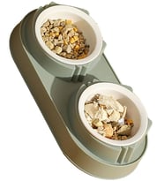 River World Köpekler İçin Su ve Mama Kabı Çift Bölmeli