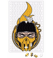 Mortal Kombat Scorpion Puzzle 240 Parça Yapboz