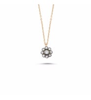 Elmas Montür Rose Altın Kolye 0.5 Cm