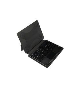 Fuchsia Savvy Keyboard Tab S9 FE Plus Bluetooh Bağlantılı Standlı Klavyeli Tablet Kılıfı