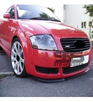 Audi TT MK1 8N 98-06 Cupra R Uyumlu Ön Lip Mat Siyah Ön Tampon Lip