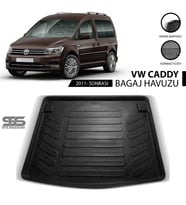 Volkswagen Caddy Bagaj Havuzu 2011 Sonrası Havuzlu Bagaj Paspası