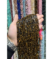 Kaplangözü Taşı 3x5mm Çift Delikli Dizi