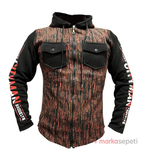 Marka Sepeti Çizgili Kompakt İki Iplik Şardonlu Erkek Sweatshirt Penye Slim Fit