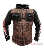 Marka Sepeti Çizgili Kompakt İki Iplik Şardonlu Erkek Sweatshirt Penye Slim Fit