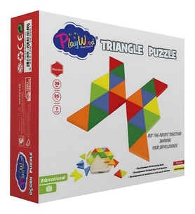 Ahşap Üçgen Puzzle