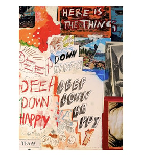 Deep Down Happy - Spor Takımı Tablo Ahşap Poster Dekoratif