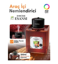 Auhma AF-09 Araç İçi Hava Nemlendirici & Koku Makinesi Ork-ide Esansı 500ml Aromaterapi Difüzör + RG