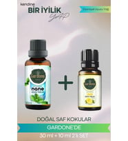 Nane 30 ML + Limon 10 ML ( Oda Kokusu Aroma Terapi Buhurdanlık / Difüzör Yağı ) Set 2 Adet