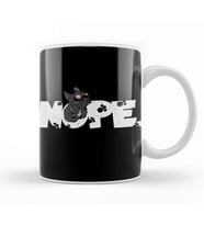 French Bulldog Nope 06 Kupa Bardak Porselen
