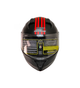 Motosiklet Çene Açılır Kask Güneş Vizörlü Ece 22.06 Sertifikalı New Motor Kaskı V2 WX RED