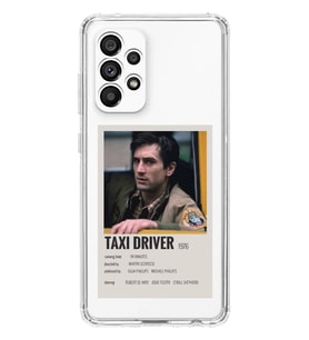 Samsung Galaxy A23 Uyumlu Taxi Driver Poster Tasarımlı Şeffaf Telefon Kılıfı