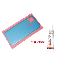 Tkgz Oppo A15 A15S Arka Kapak Batarya Pil Kapağı (B-7000) MAVİ