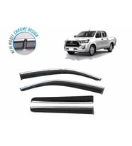 Toyota Hilux Kromlu Cam Rüzgarlığı 2006-2015 arası Sunplex (Beyaz)
