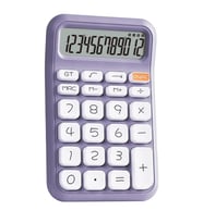 PM-25411 Mor 12 Haneli Hesap Makinesi