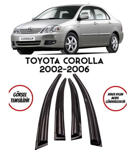 Balp Toyota Corolla Sedan  2002-2006 Arası Cam Rüzgarlığı 4lü