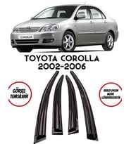 Balp Toyota Corolla Sedan  2002-2006 Arası Cam Rüzgarlığı 4lü