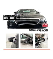 Mercedes E Uyumlu Serisi W213 Batman Yarasa Ayna Kapağı (Parlak Siyah)
