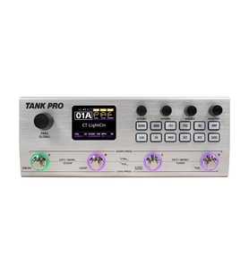 M-VAVE TANK PRO ELEKTRO VE BASS GİTAR İÇİN ŞARJLI MULTİ FX PEDALI