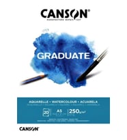 Canson Graduate Suluboya Defteri 250gr A5 20 Yaprak