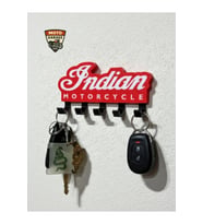 Indian Motorcycle Anahtar Askısı - Retro 3D Tasarım