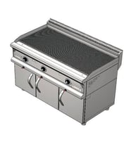 CSA Karacasan 900 Seri Dolaplı 120 cm Doğalgazlı Tam Kanallı Izgara 120x90x85Cm