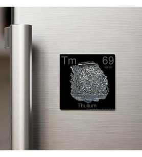 Thulium (Tulyum) Elementi – Buzdolap Magneti – 9x9 cm